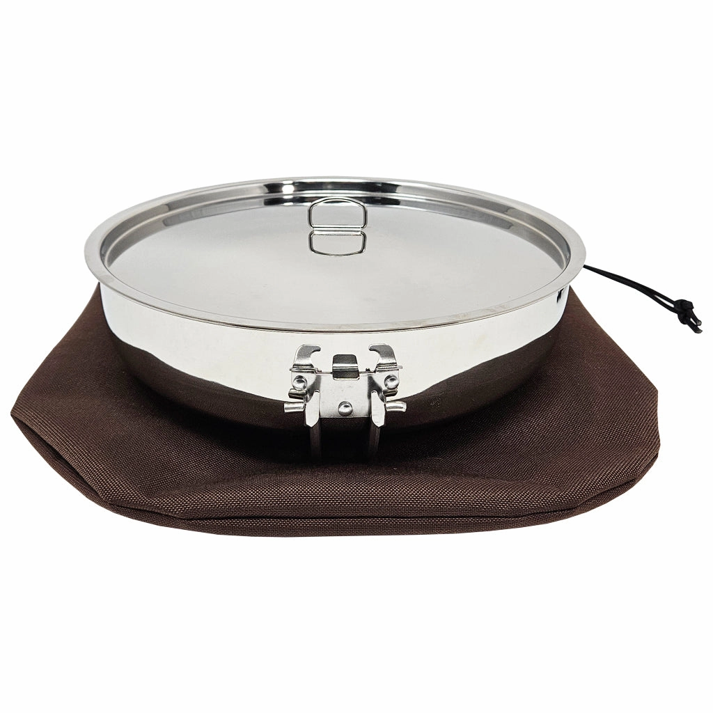 10" Skillet & Cordura Bag COMBO professional grade outdoor cooking tools