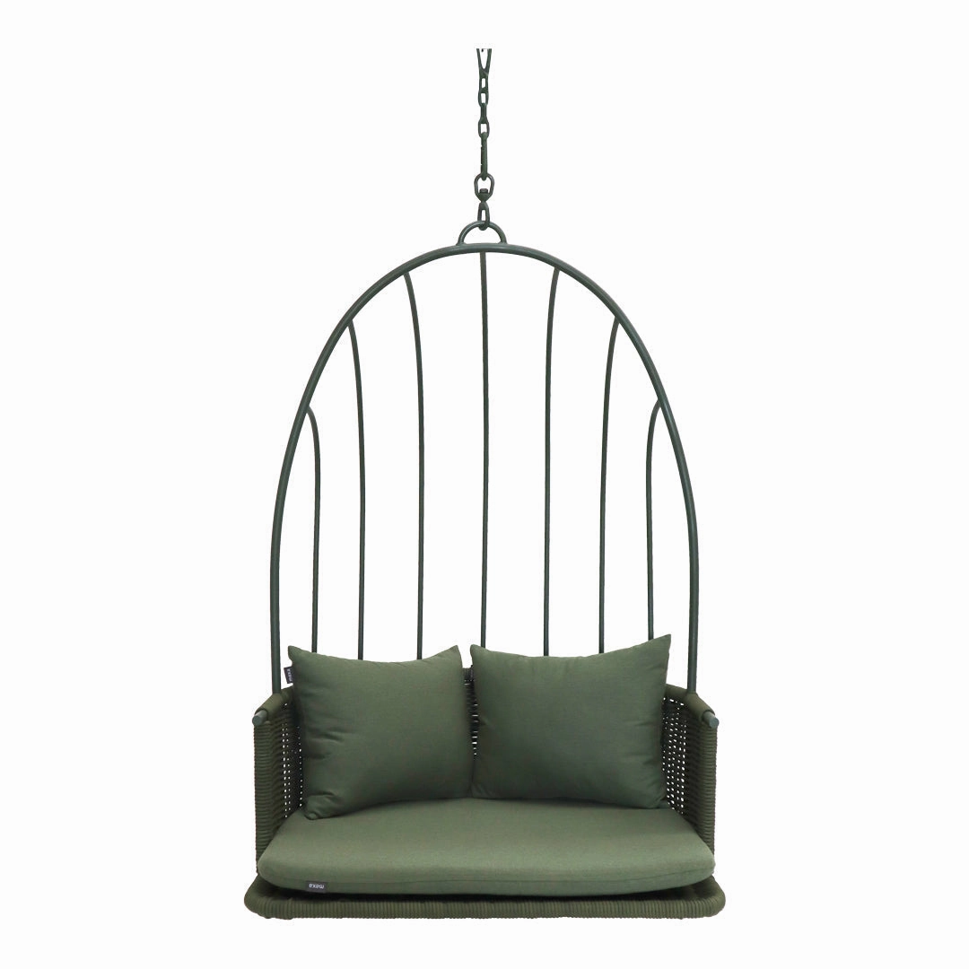 1730 Outdoor Hanging Chair w/ Cushion hanging hammock chair with pillow