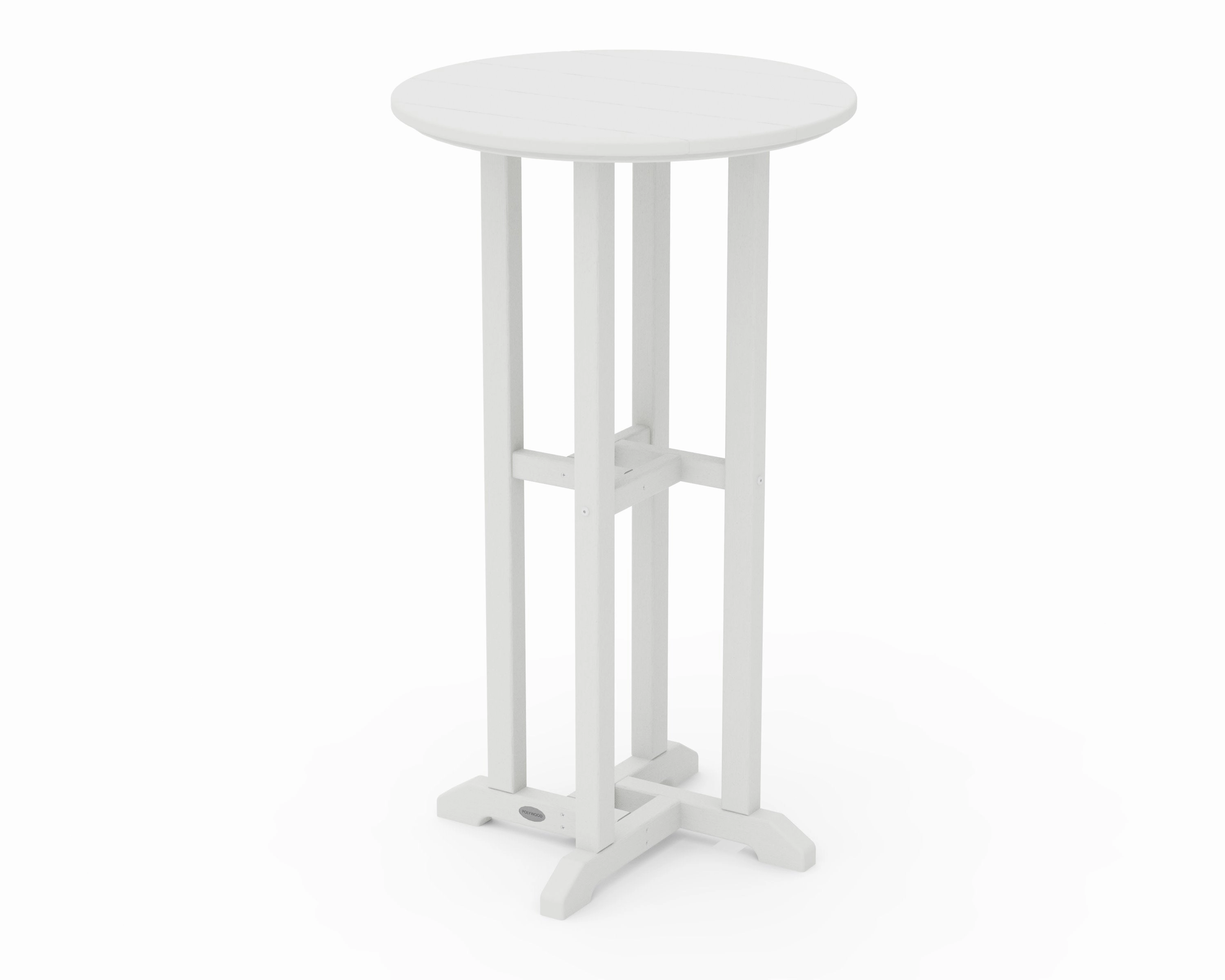 24" Round Farmhouse Bar Bistro Table