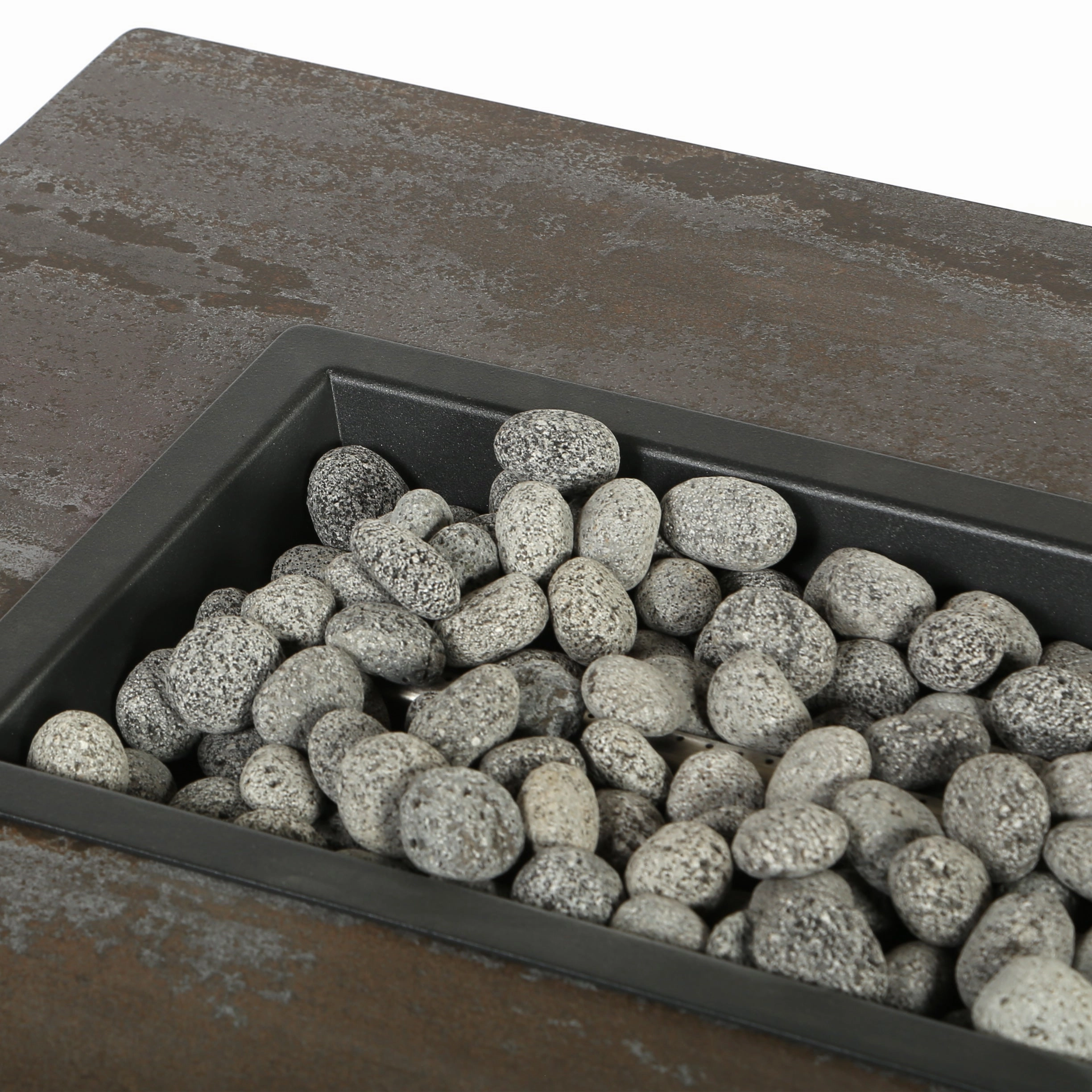 25" x 65" Occasional Height Moda Fire Pit