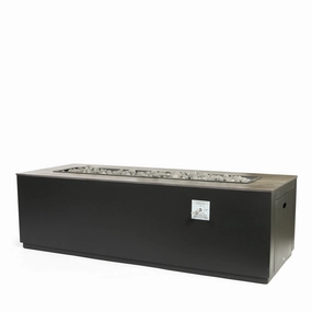 25" x 65" Occasional Height Moda Fire Pitportable outdoor fire pit with lid