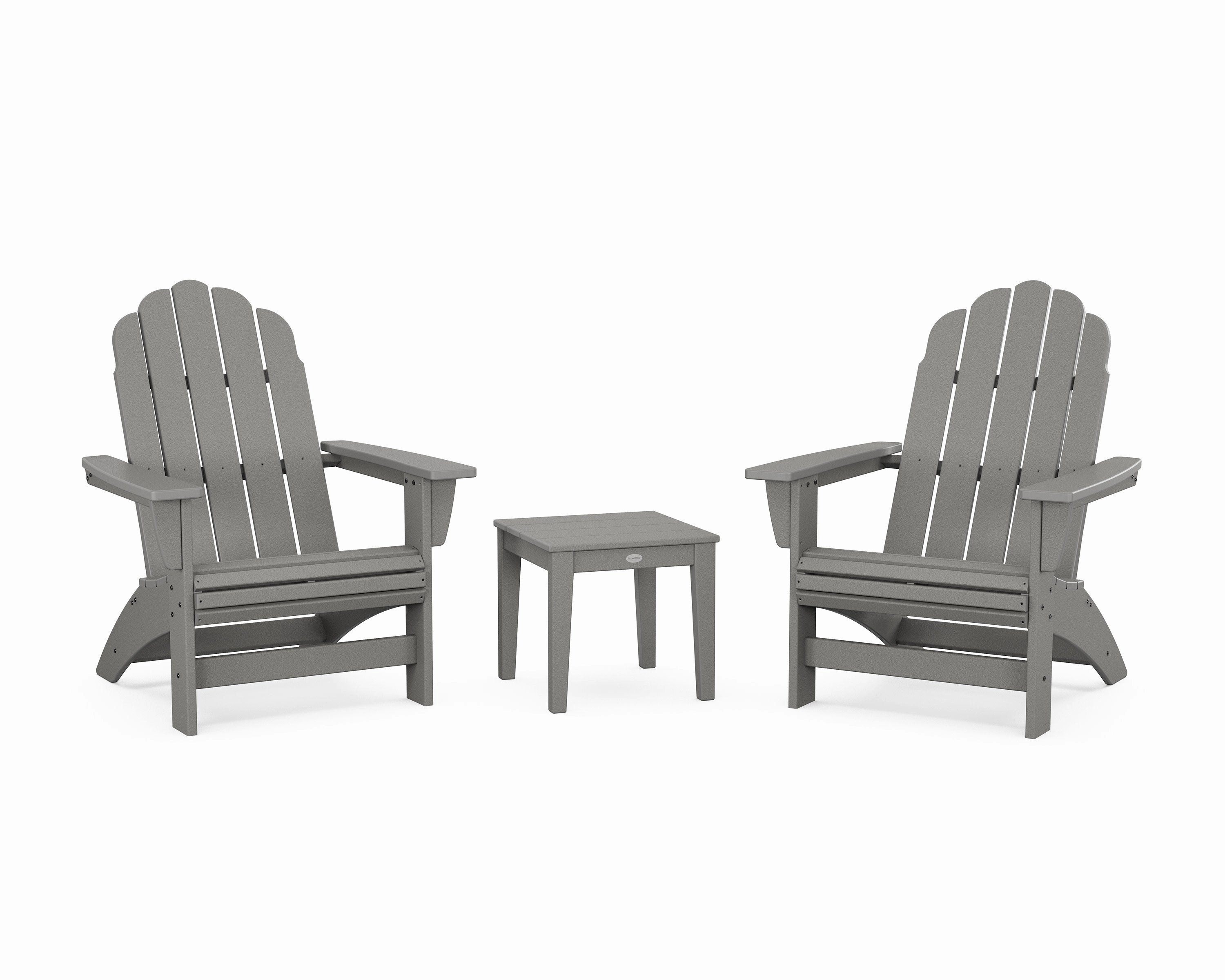 3-Piece Vineyard Grand Adirondack Setoutdoor patio dining furniture set