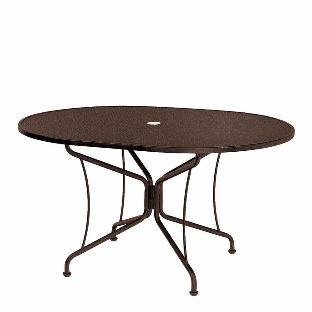 42" x 54" Oval Premium Mesh Top Table