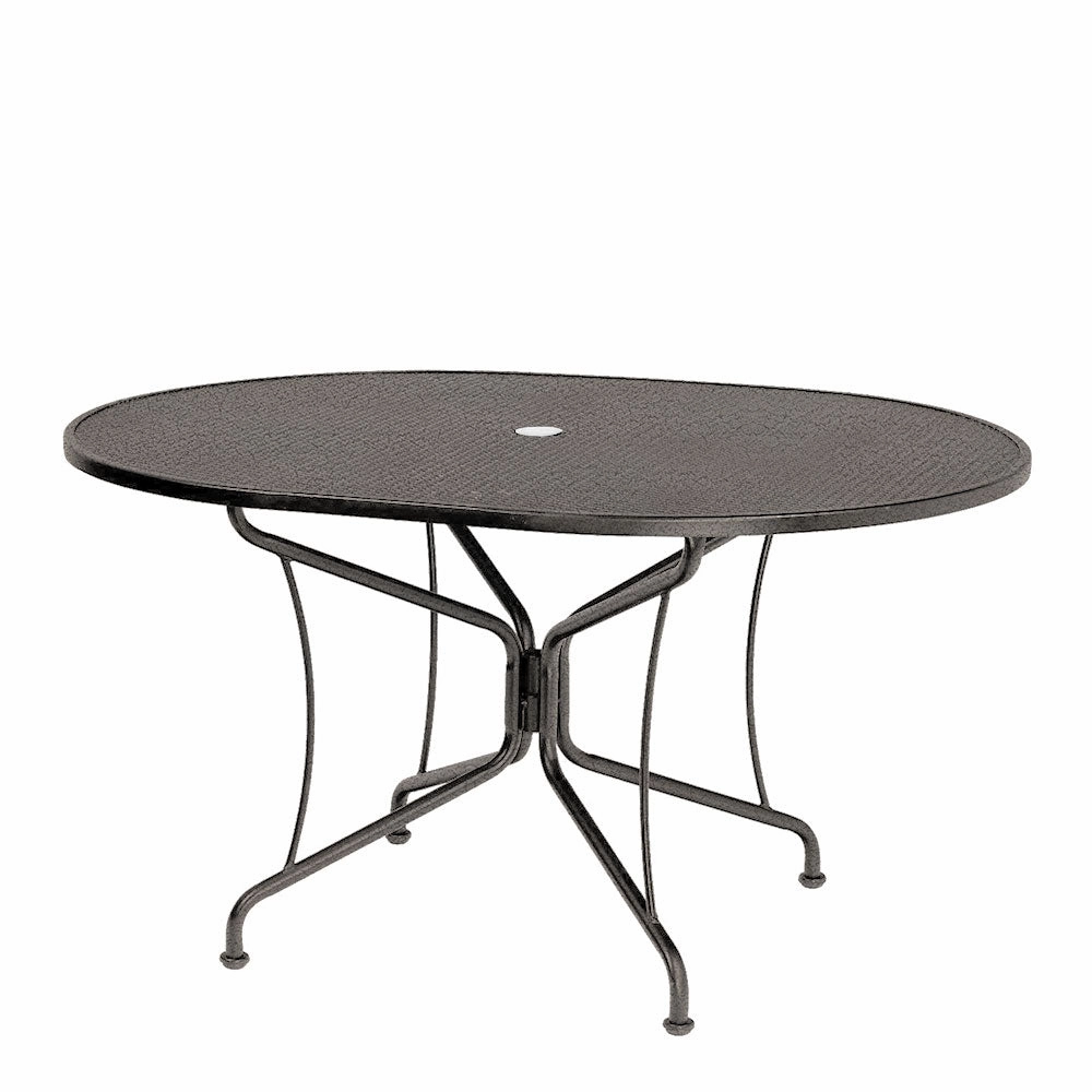 42" x 54" Oval Premium Mesh Top Table