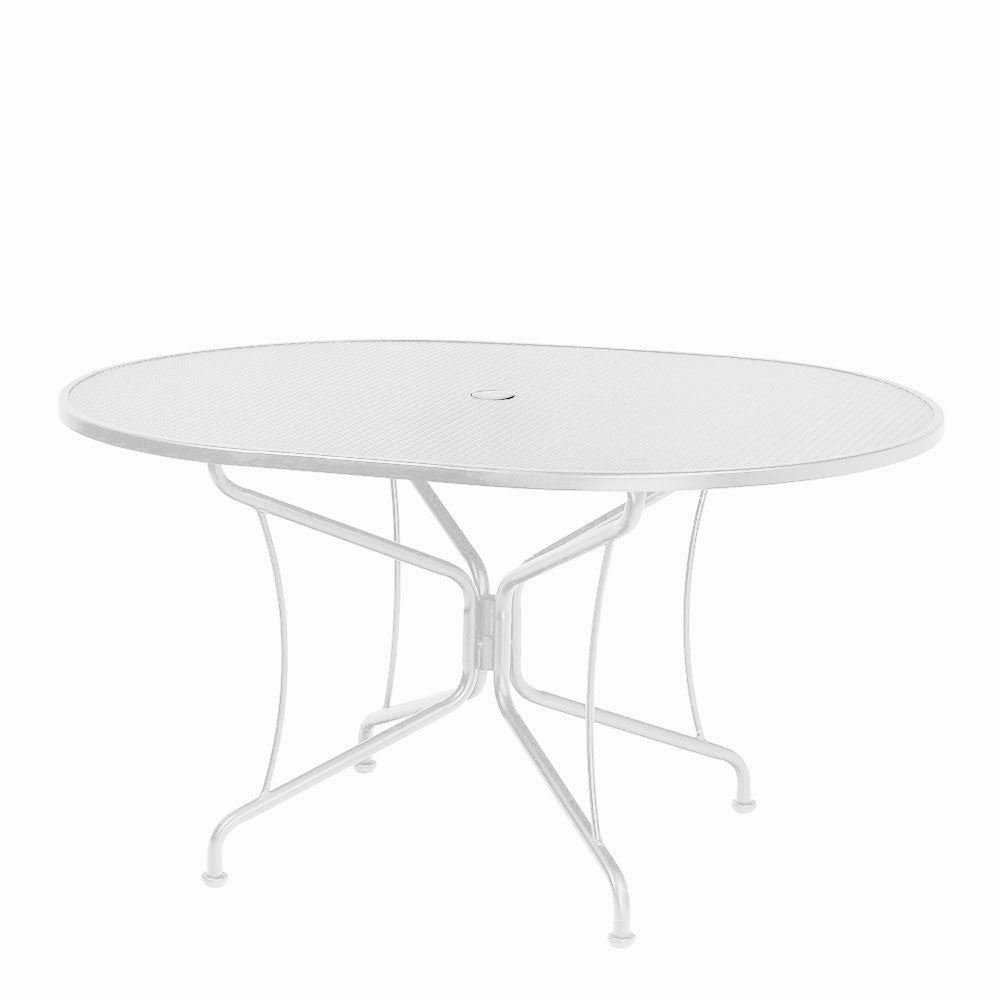 42" x 54" Oval Premium Mesh Top Table