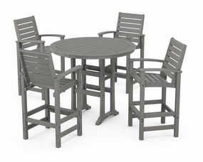5 Piece Signature Bar Dining Setoutdoor patio furniture set