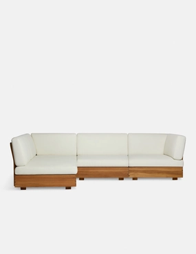 Abbot Outdoor Modular Chaise Sectional Sofa by Sarah Sherman Samueloutdoor patio furniture set