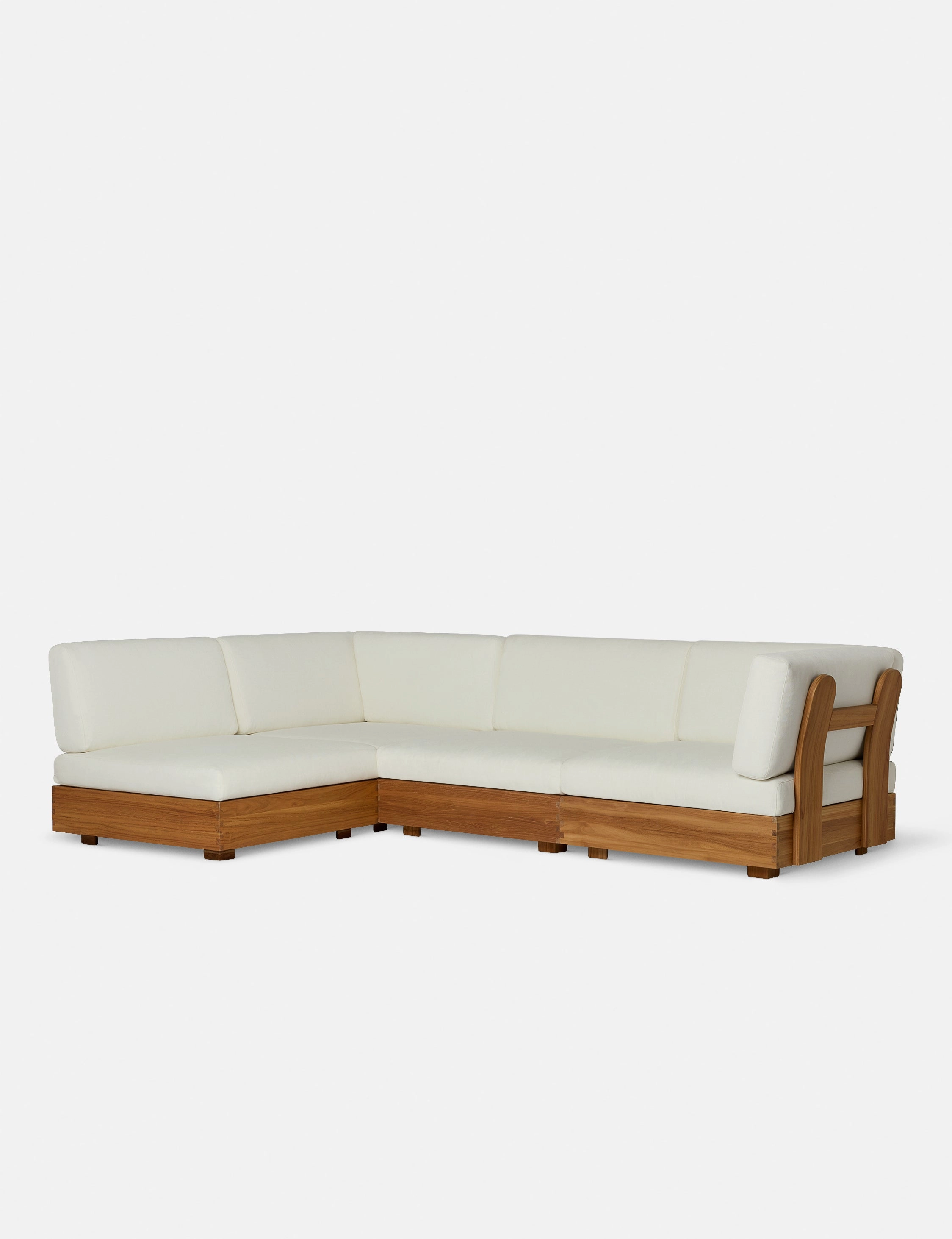 Abbot Outdoor Modular Chaise Sectional Sofa by Sarah Sherman Samuel