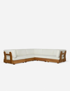 Abbot Outdoor Modular Corner Sectional Sofa by Sarah Sherman Samueloutdoor patio furniture set