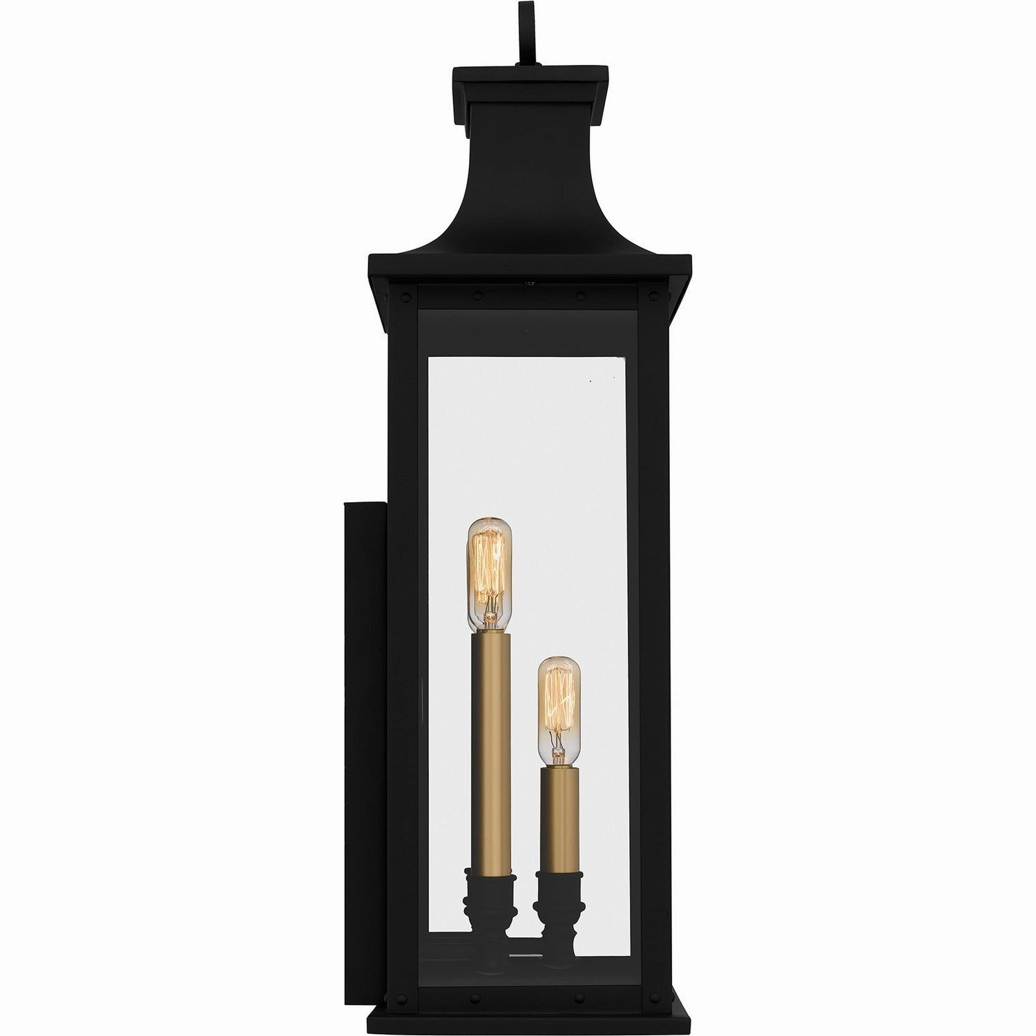 Abernathy Three Light Outdoor Wall Mount Matte Black