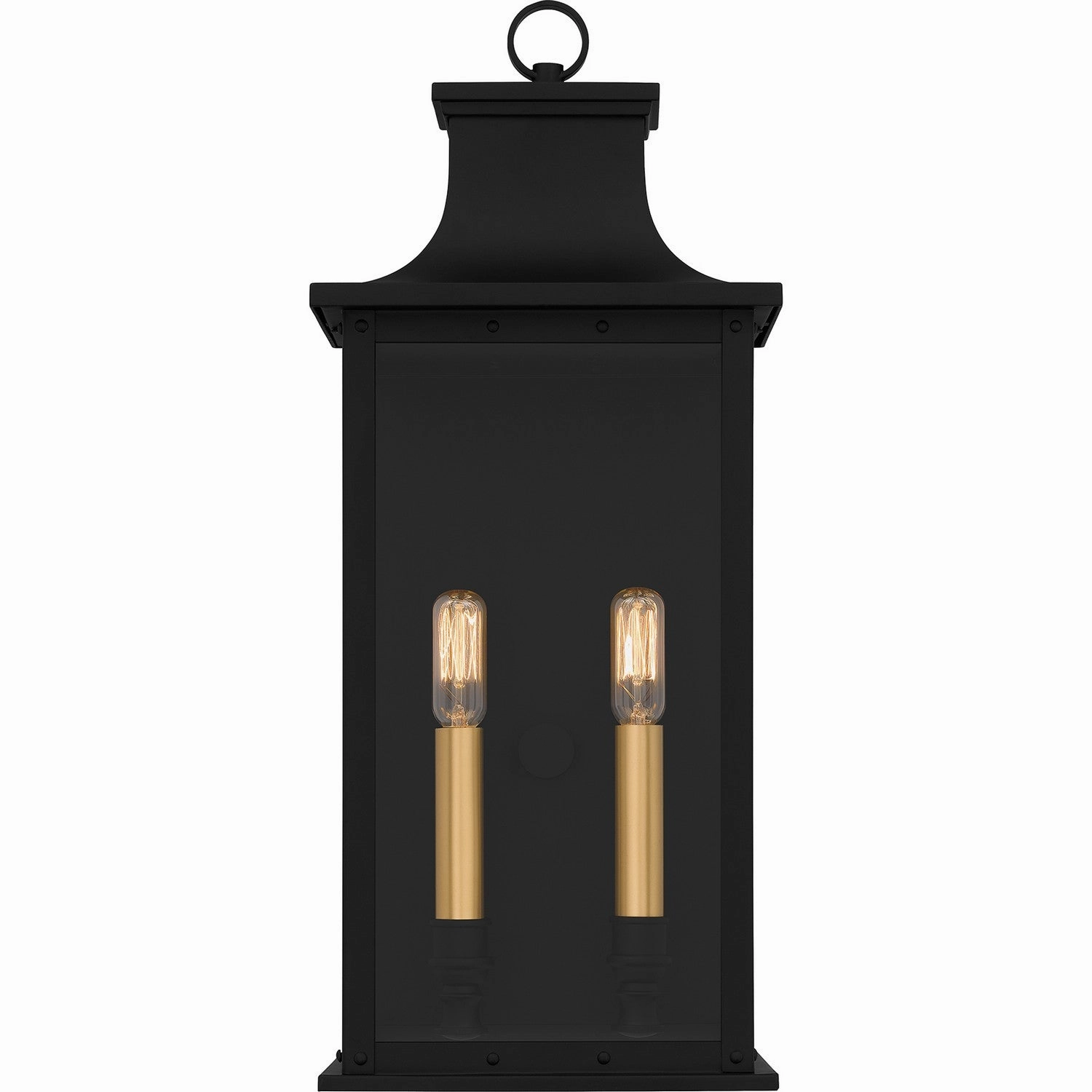 Abernathy Two Light Outdoor Wall Mount Matte Black