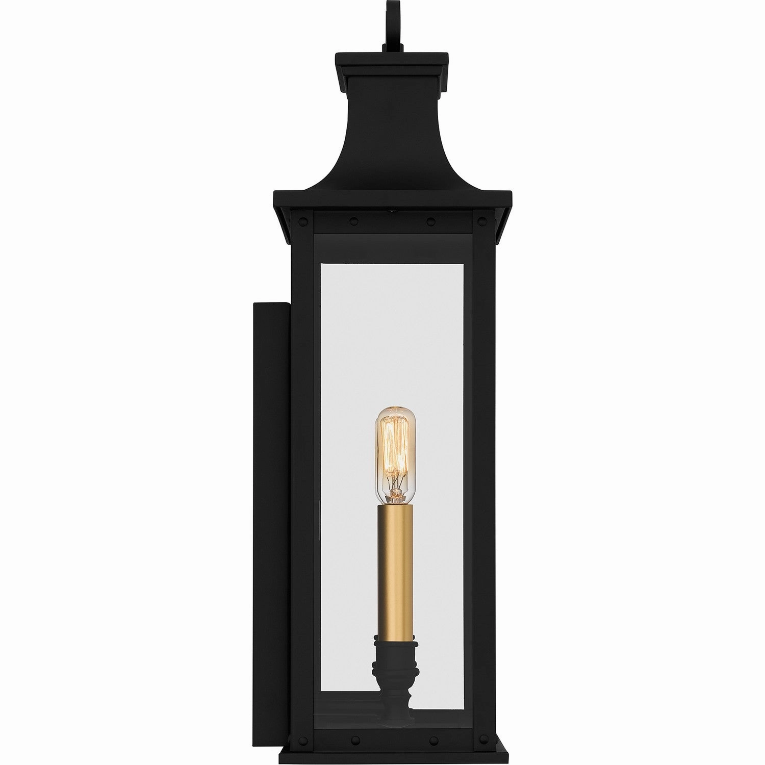 Abernathy Two Light Outdoor Wall Mount Matte Black