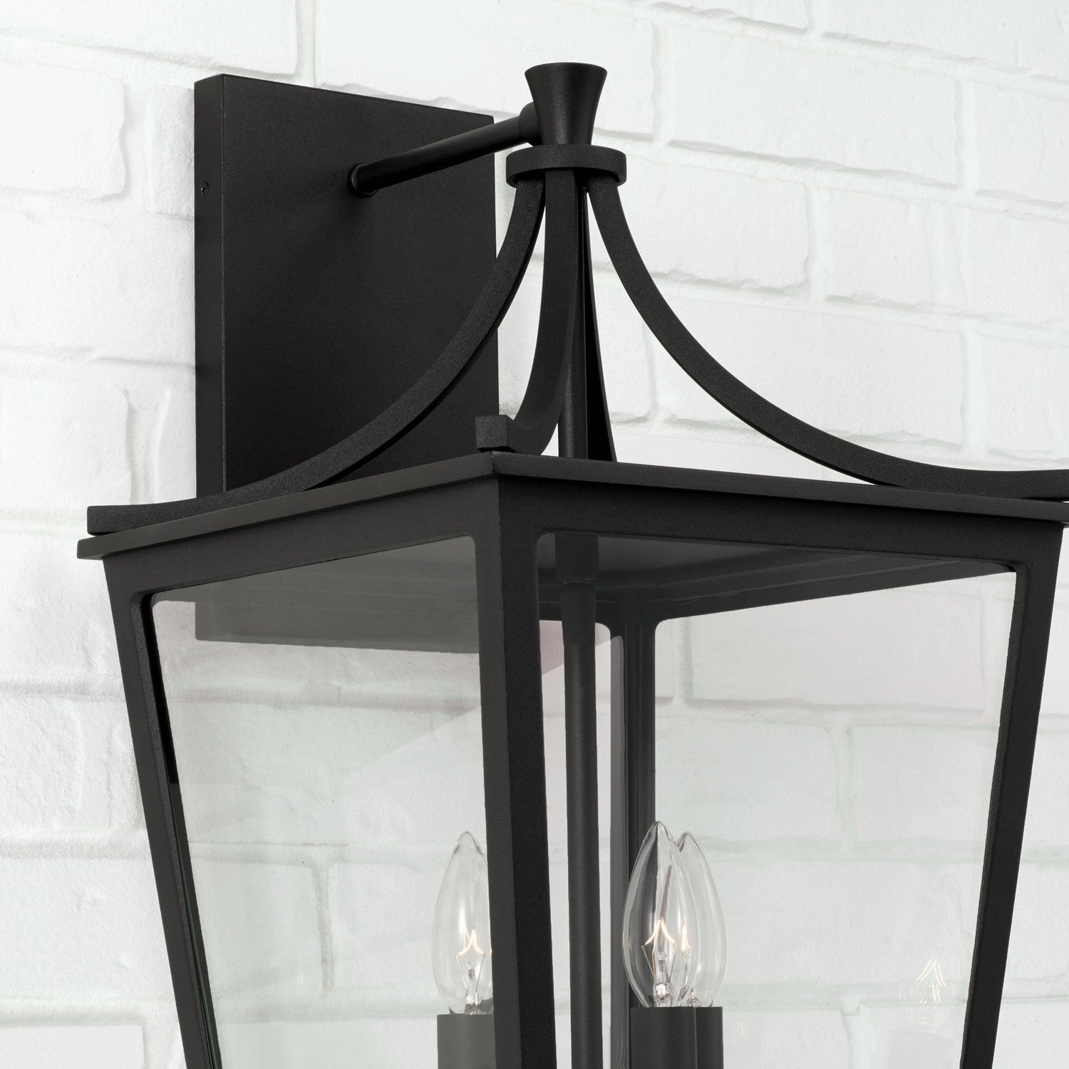 Adair Four Light Outdoor Wall Lantern Black