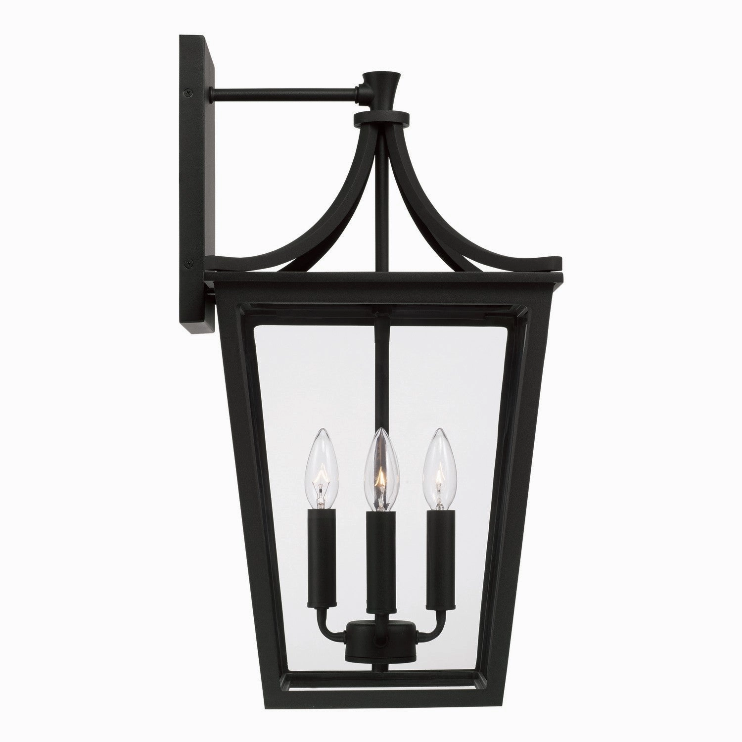 Adair Four Light Outdoor Wall Lantern Black