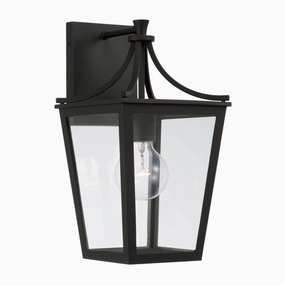 Adair One Light Outdoor Wall Lantern BlackOutdoor wall sconces with motion sensor