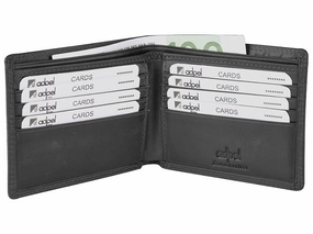 Adpel Dakota Leather 8Cc Wallet | Black Shop the Best Deals