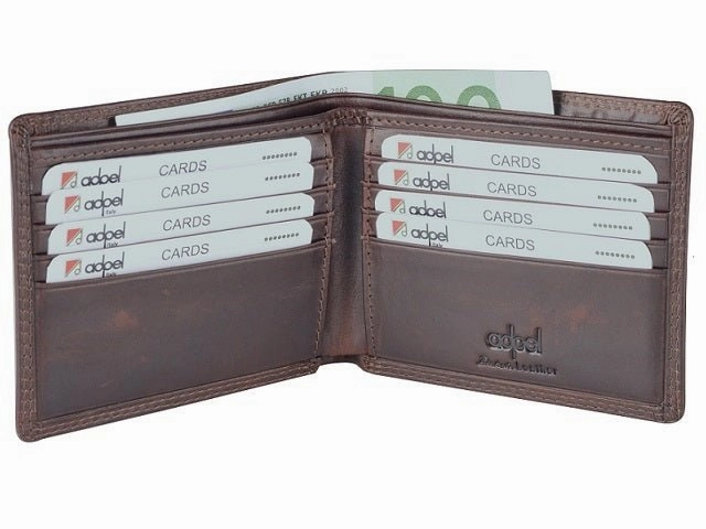 Adpel Dakota Leather 8Cc Wallet | Brown Todays Hot Pick Save Big Online