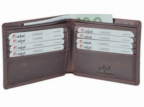 Adpel Dakota Leather 8Cc Wallet | Brown Todays Hot Pick Save Big Online