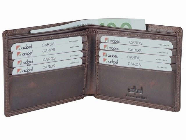 Adpel Dakota Leather 8Cc Wallet | Brown Trending Savings Now Dont Wait Save Today
