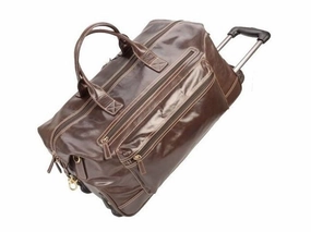 Adpel Skyline Trolley Travel Duffel Bag | Brown Clearance Event