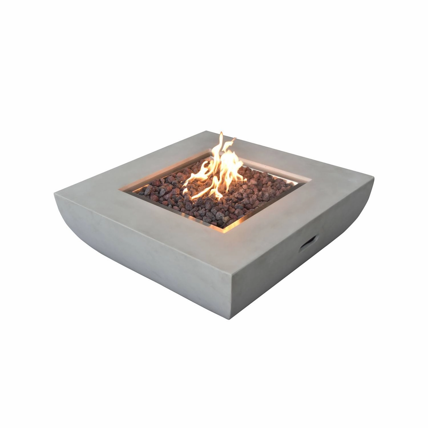 Agung Concrete Lava Stone Fire Table  Propane