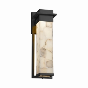 Alabaster Rocks LED Outdoor Wall Sconce Matte BlackOutdoor wall sconces with motion sensor