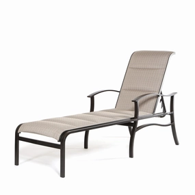 Albany Padded Sling Chaise Loungealuminum alloy outdoor sofa set