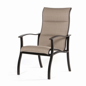 Albany Padded Sling High Back Dining Chairaluminum alloy outdoor sofa set