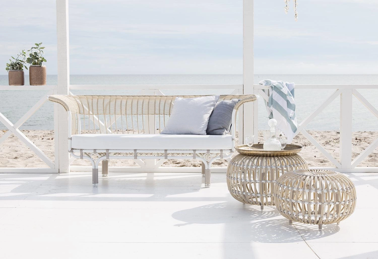 Albini Outdoor Ottoman
