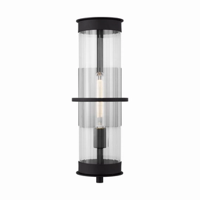 Alcona Large Outdoor Wall Lantern BlackOutdoor wall sconces with motion sensor
