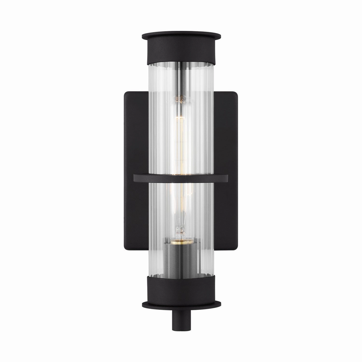 Alcona Small Outdoor Wall Lantern BlackOutdoor wall sconces with motion sensor