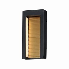 Alcove LED Outdoor Wall Sconce Black / GoldOutdoor wall sconces with motion sensor