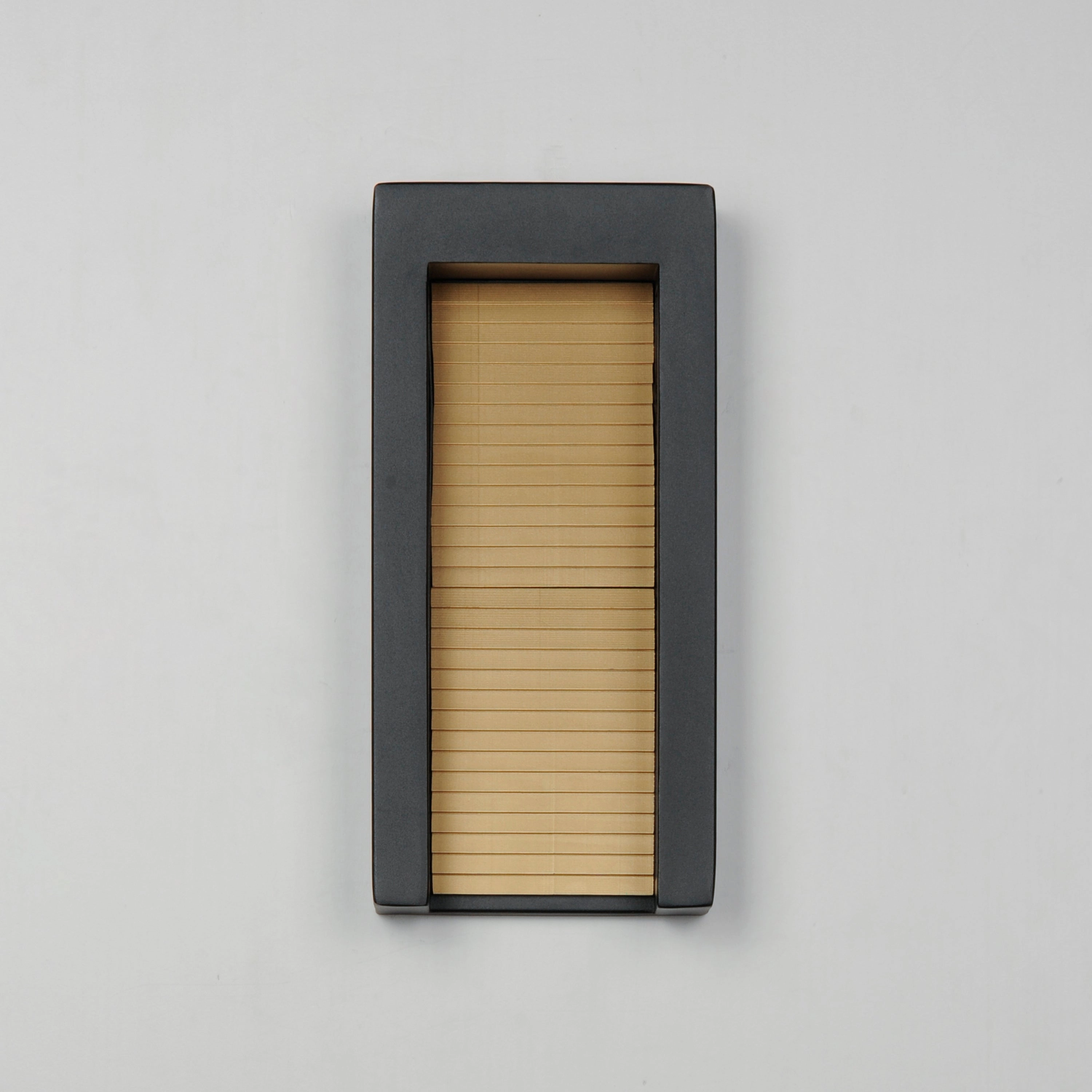 Alcove LED Outdoor Wall Sconce Black / Gold