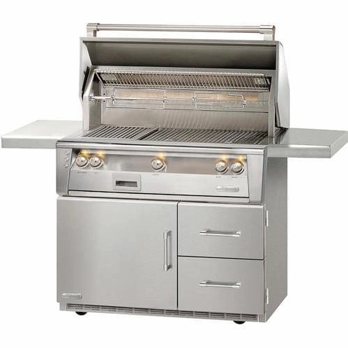 Alfresco 42 inch Standard Grill Sear Zone On Refrigerated Base ALXE-42SZRFG-NG compact BBQ grill for small spaces