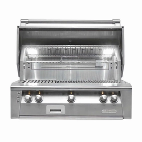 Alfresco ALXE 36-Inch Built-In Gas Grill With Rotisserie compact BBQ grill for small spaces