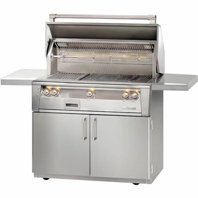 Alfresco ALXE 42-Inch Freestanding Gas Grill With Rotisserie compact BBQ grill for small spaces