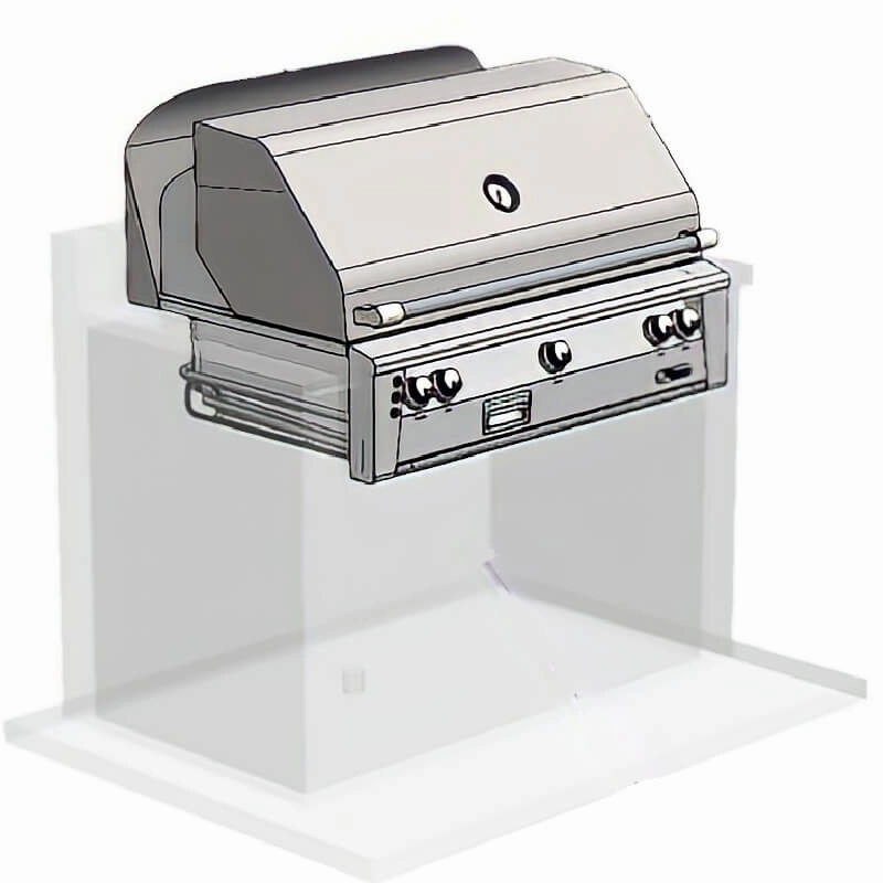 Alfresco Wind Guard For 42 Inch Built-In Grill - AWS-42