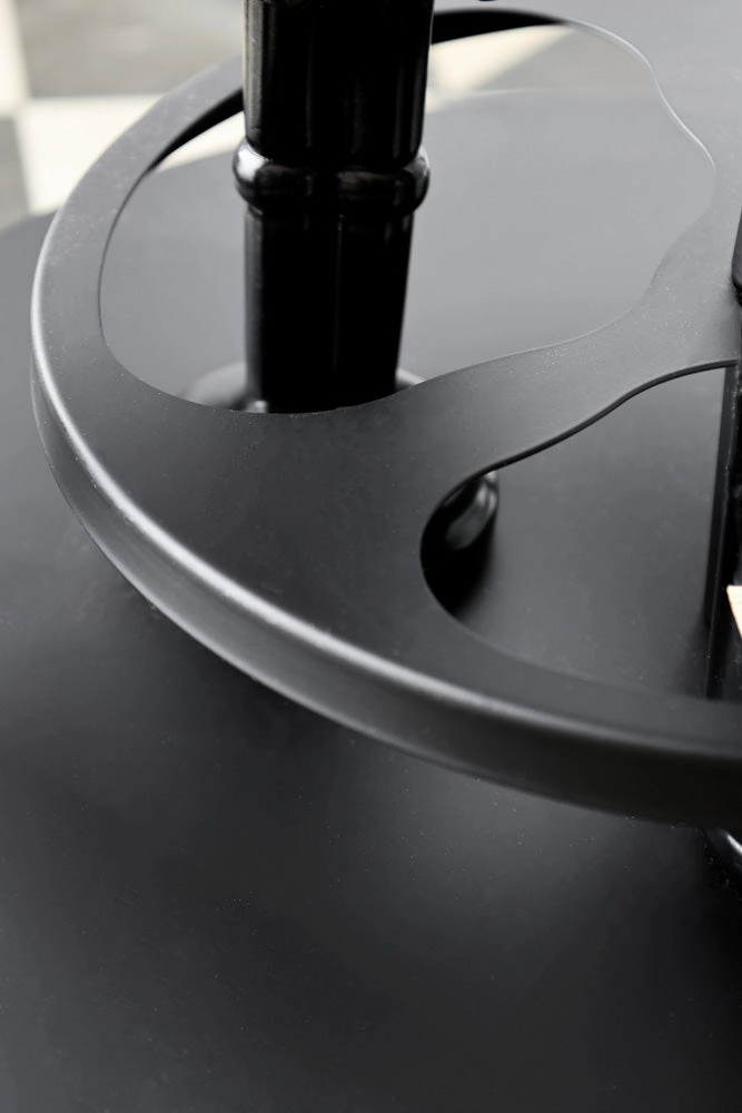 All-Black Disco Ball Drinks Trolley Cart