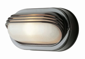 Allegra One Light Bulkhead BlackOutdoor wall sconces with motion sensor