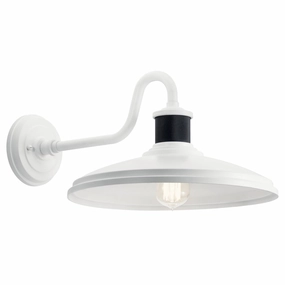 Allenbury One Light Outdoor Wall Mount WhiteOutdoor wall sconces with motion sensor