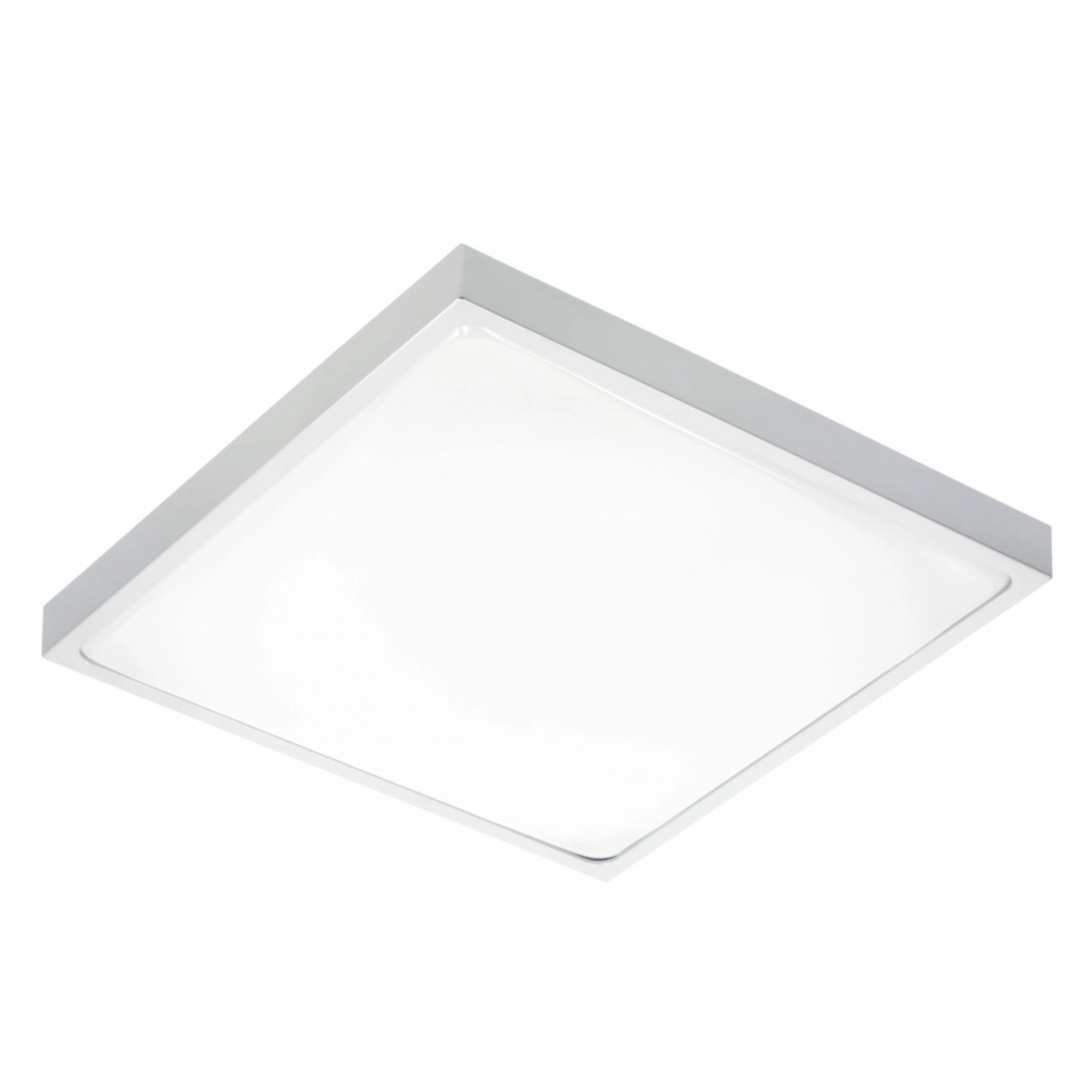 ALTAR Grey Square LED Ceiling Light, 4000K, 24W, 1680lm, IP44