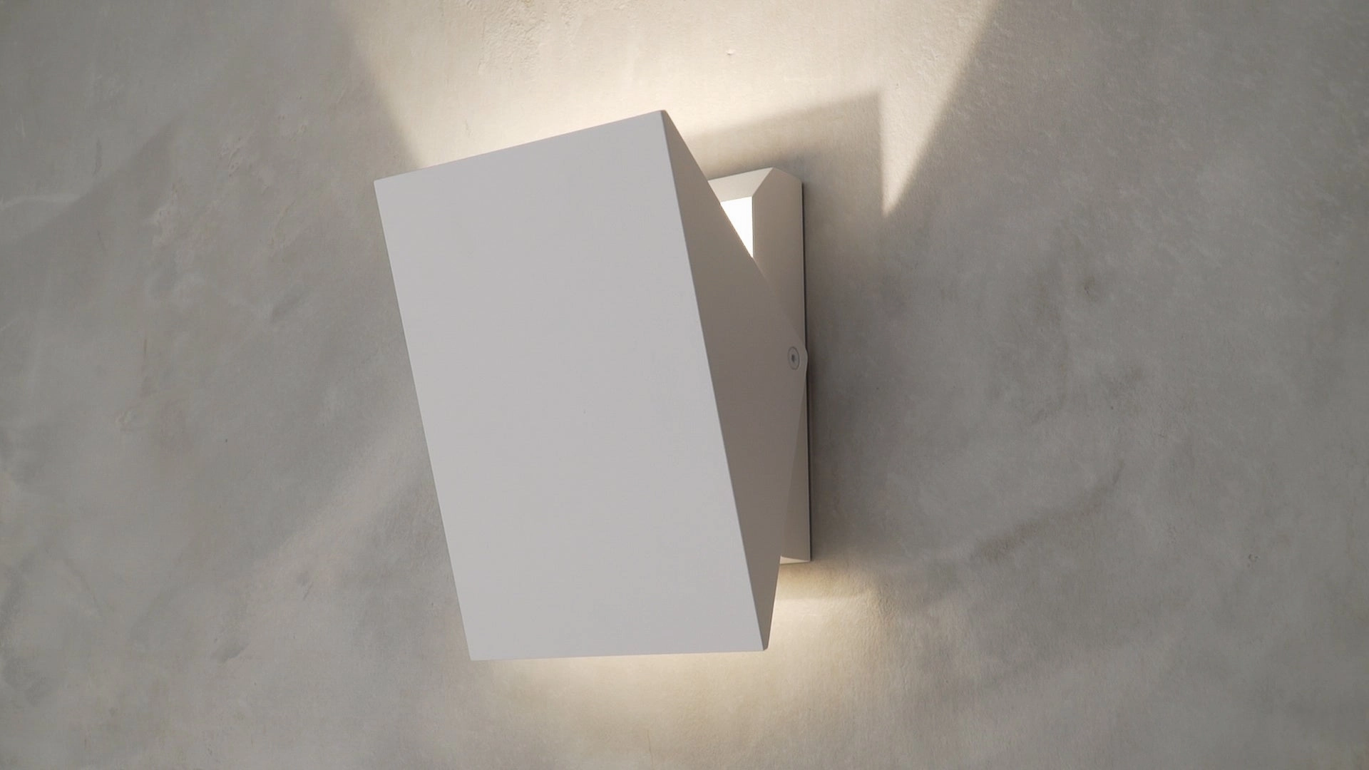 Alumilux Tilt LED Outdoor Wall Sconce White