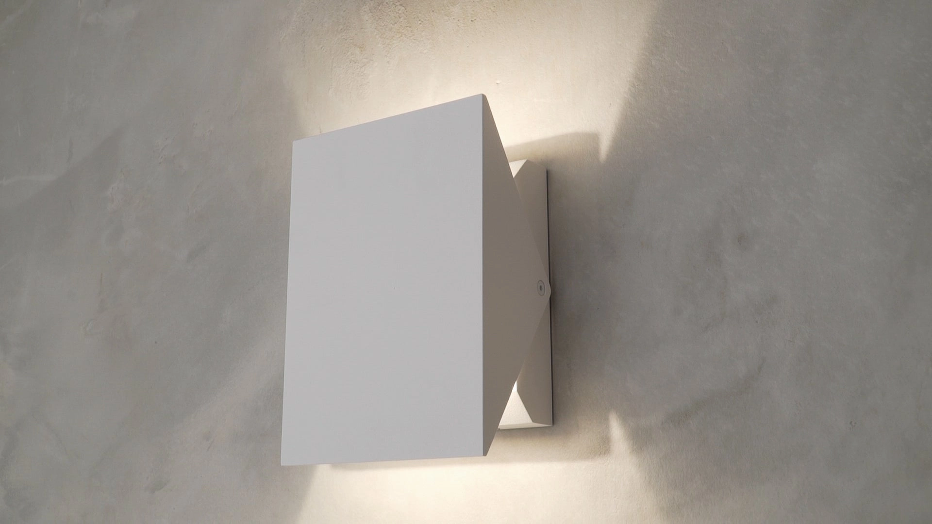 Alumilux Tilt LED Outdoor Wall Sconce White