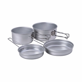 Aluminium Multi Compact Cooker Set heavy-duty garden utility cart with handle