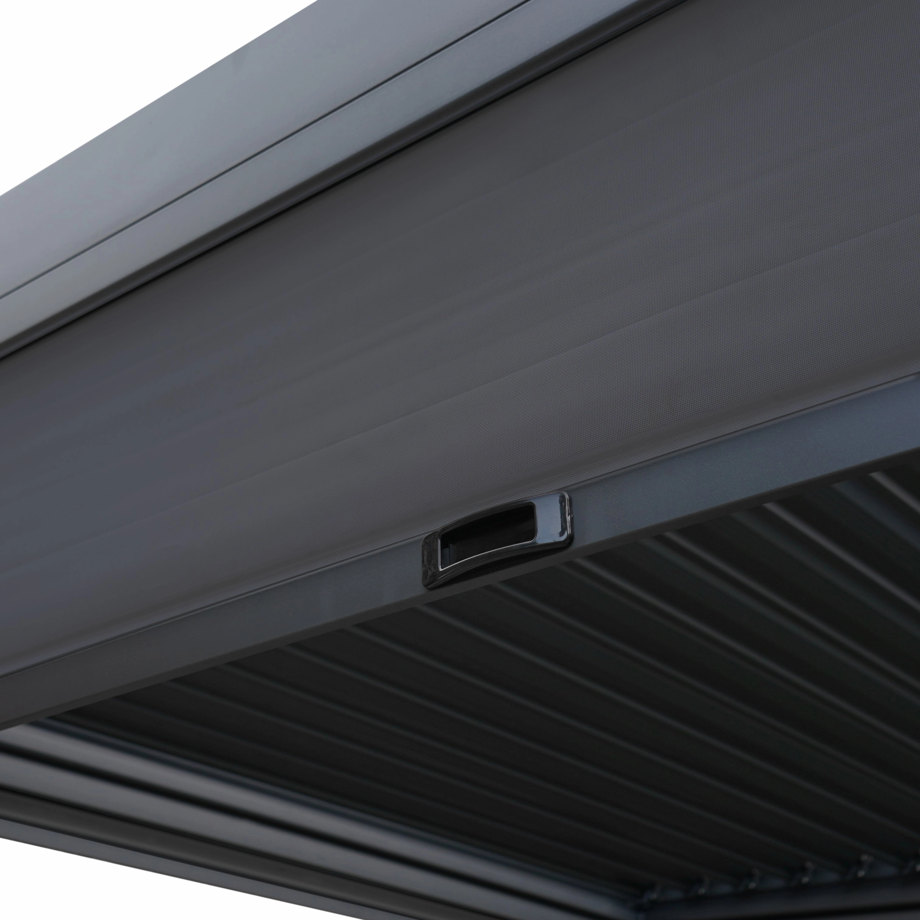 Aluminium Pergola With Anthracite Blinds - 3m x 4m