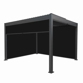 Aluminium Pergola With Anthracite Blinds - 3m x 4moutdoor patio furniture set