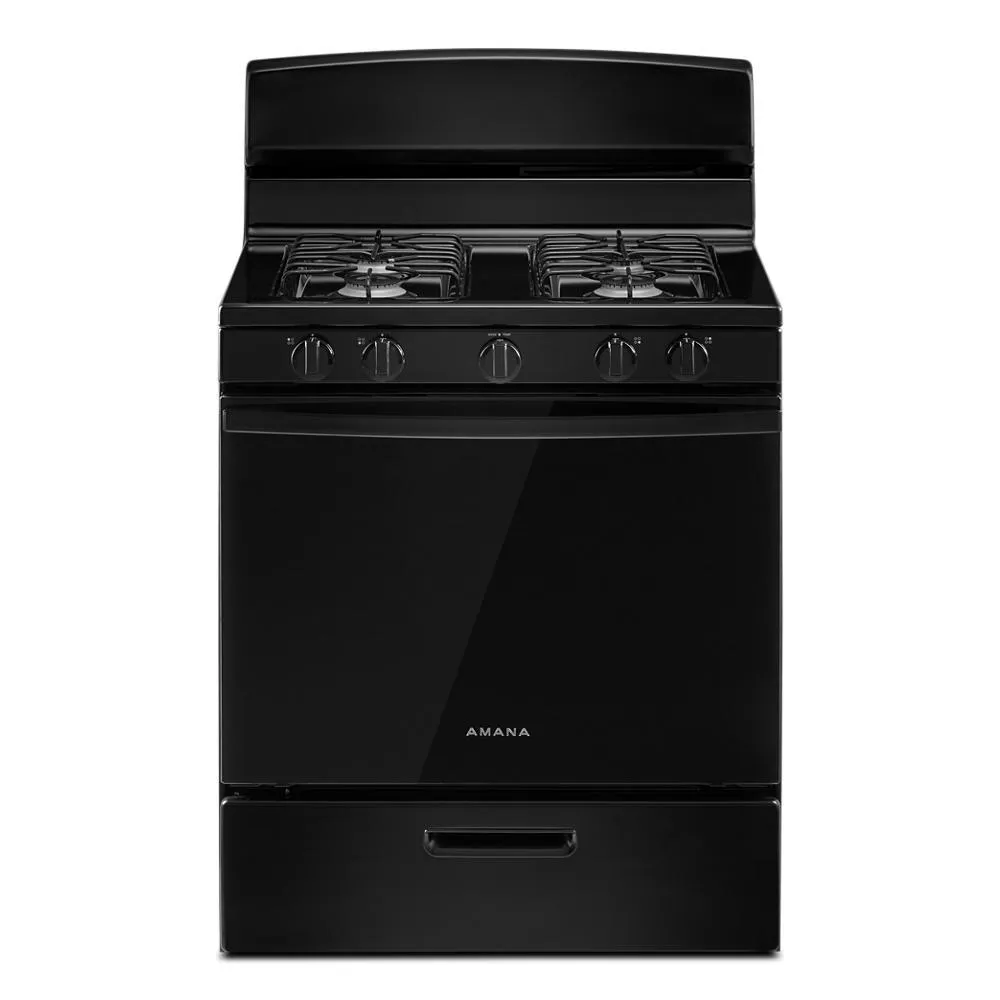 Amana AGR4203MNB Amana? 30-Inch Gas Range With Easy-Clean Glass Door
