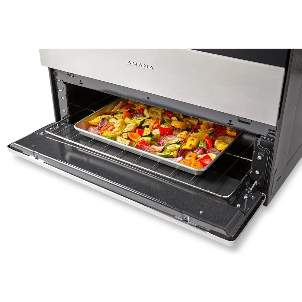Amana AGR4203MNB Amana? 30-Inch Gas Range With Easy-Clean Glass Door