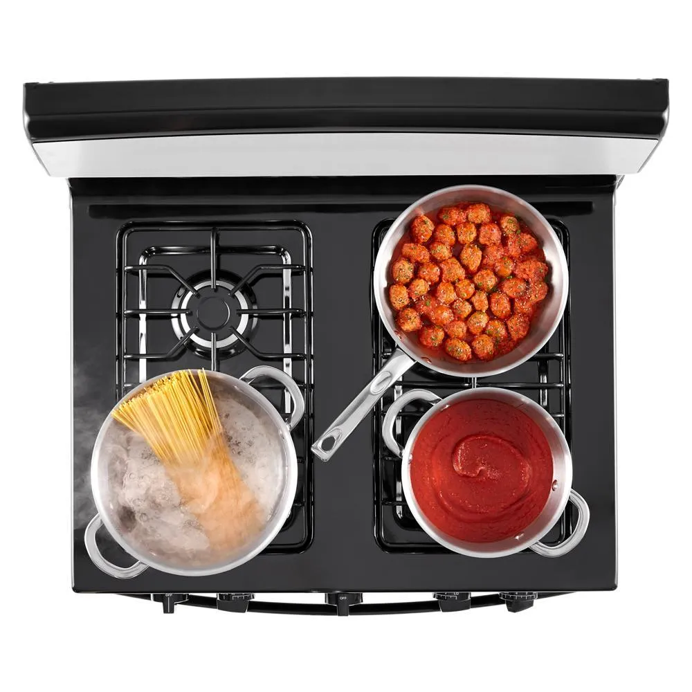 Amana AGR4203MNB Amana? 30-Inch Gas Range With Easy-Clean Glass Door