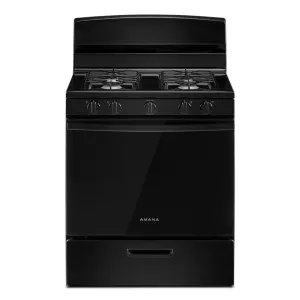 Amana AGR4203MNB Amana? 30-Inch Gas Range With Easy-Clean Glass Door